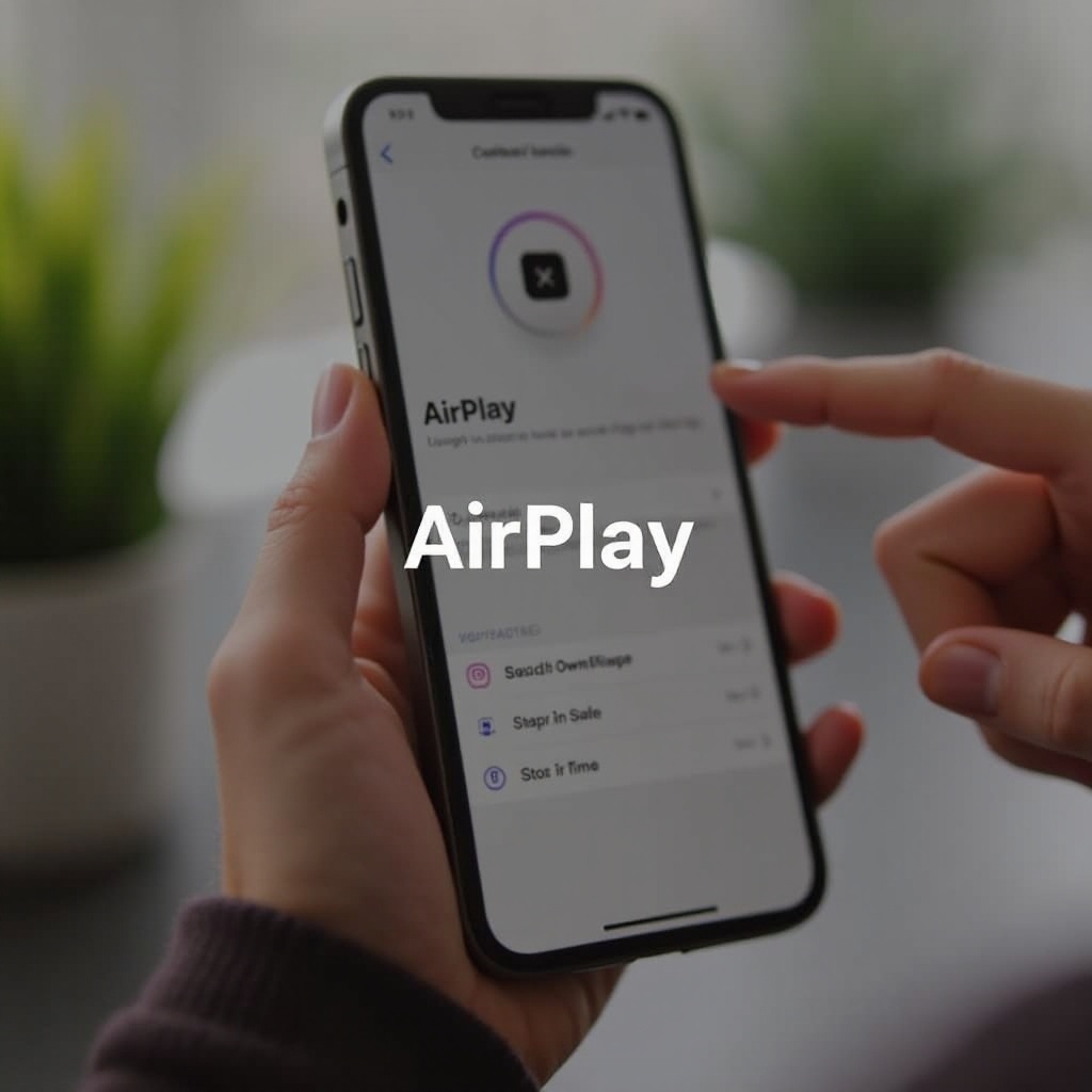 how to stop airplay on iphone
