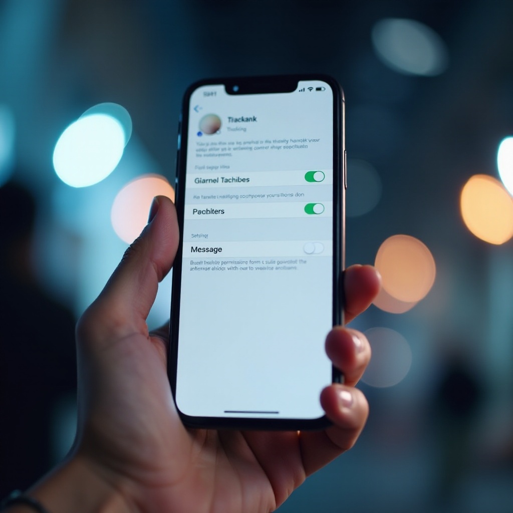 why can't i allow tracking on my iphone