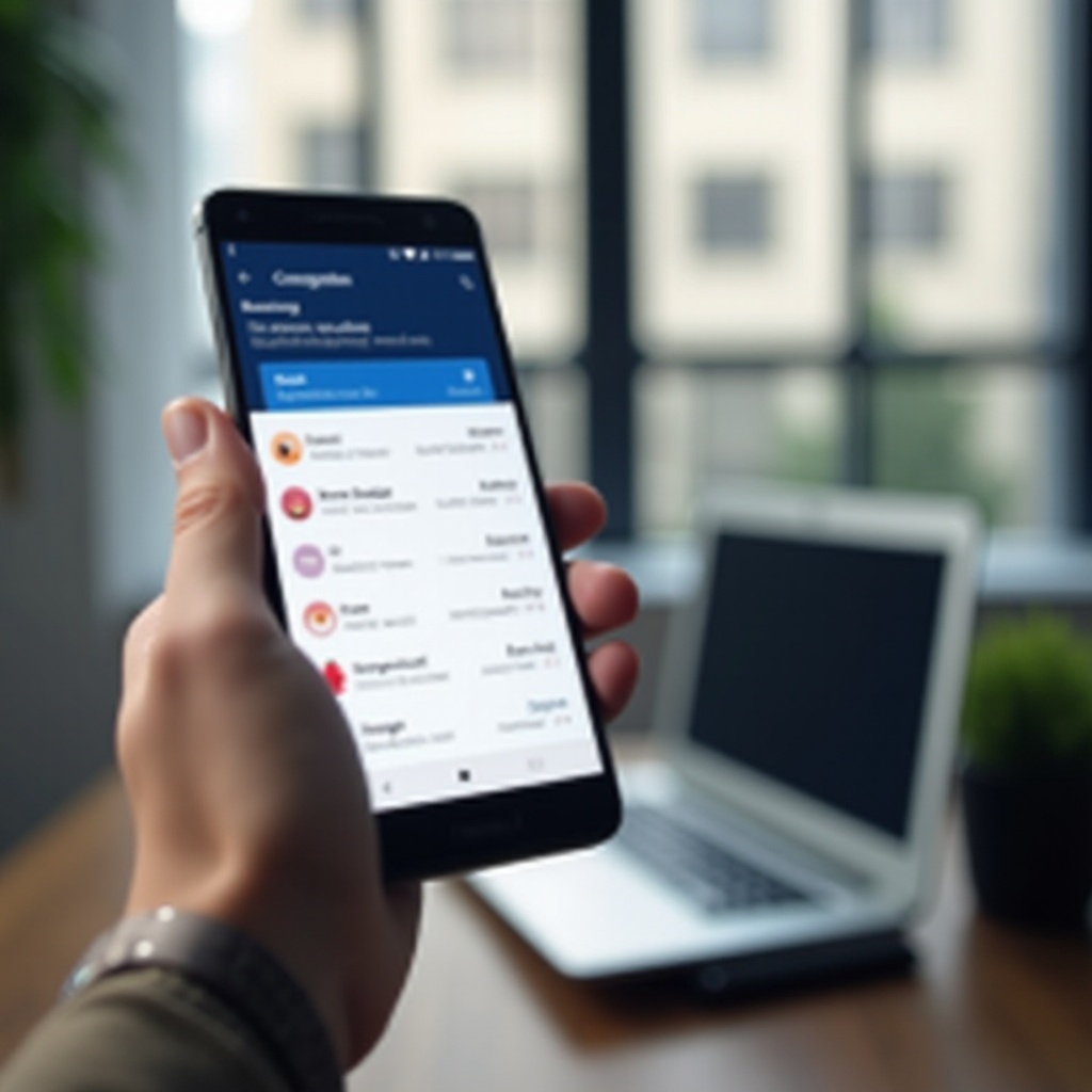 how do you sync email on android