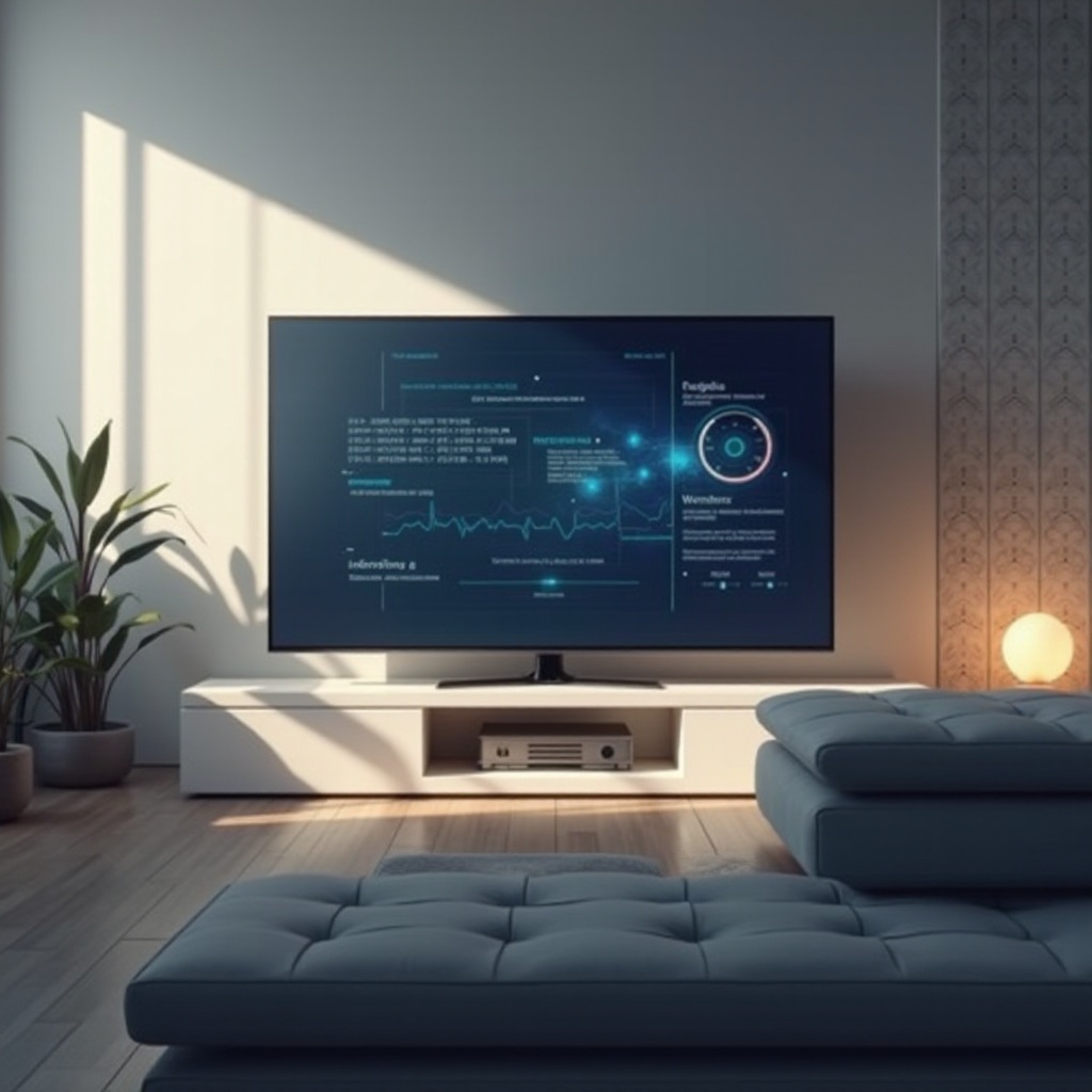 samsung tv going on and off